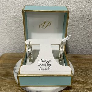 NWT Jenni Park Silver Hoop Earrings